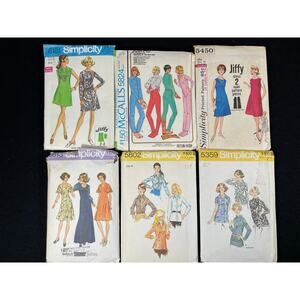 Vintage Patterns, size 16 and 2 one size fits all Misses